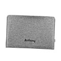 horizontal felt laptop sleeve with name MacBook cover embroided name mac air 15 case