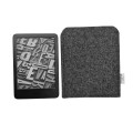 ciemnoszare etui z filcu na Kindle grafitowy filc czytnik ebook pokrowiec