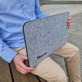 personalizowane etui na laptopa filcowy pokrowiec MacBook haft konputerowy imię lenovo 14 cali