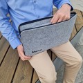 personalizowane etui na laptopa filcowy pokrowiec MacBook haft konputerowy imię Mac air 13