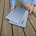 personalizowane etui na laptopa filcowy pokrowiec MacBook haft konputerowy imię Mac Air 15