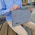 personalizowane etui na laptopa filcowy pokrowiec MacBook haft konputerowy imię Mac Neo