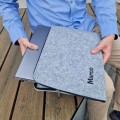 personalizowane etui na laptopa filcowy pokrowiec MacBook haft konputerowy imię Mac Pro 14