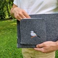 etui z filcu na laptopa filcowy pokrowiec macbook haft komputerowy raniuszek mac air 13