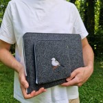 CIEMNOSZARE ETUI NA LAPTOPA Raniuszek