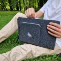 etui z filcu na laptopa filcowy pokrowiec macbook haft komputerowy raniuszek mac pro 16